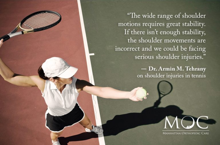 Risk Of Tennis Shoulder Injuries Manhattan Orthopedic Care
