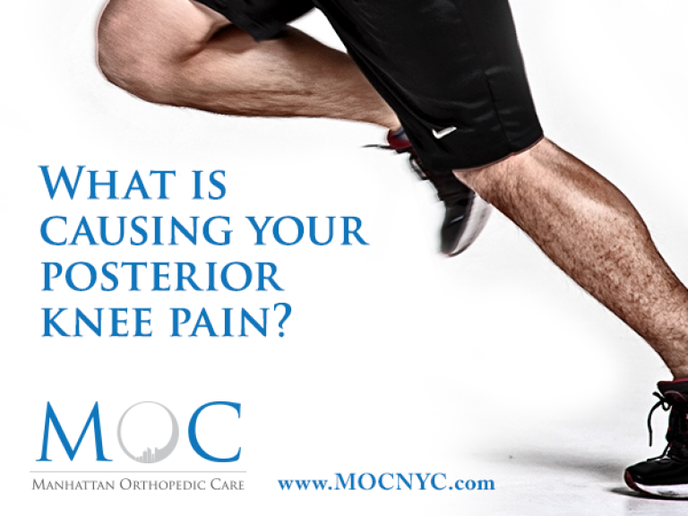 Back of knee pain causes Manhattan Orthopedic Care