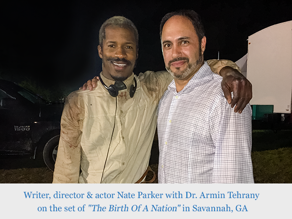 Nate Parker and Dr. Armin Tehrany