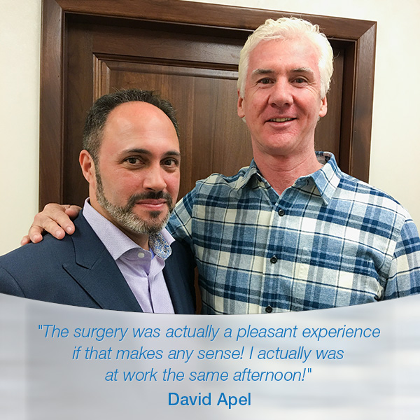 multiple shoulder injuries Dr. Tehrany with David Apel