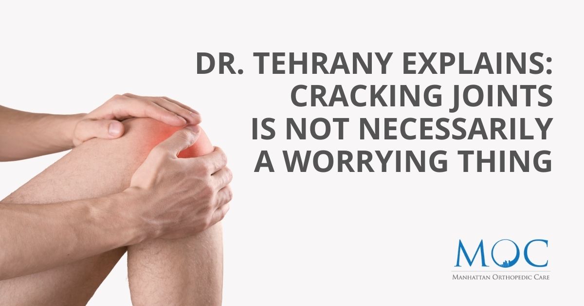 Refinery29 Dr. Tehrany talks about cracking joints Manhattan