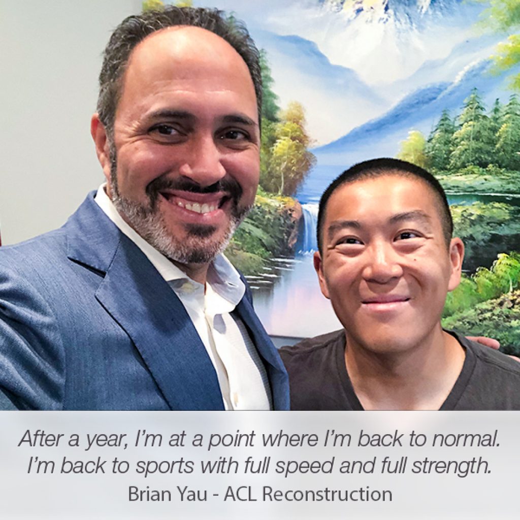 Video story: Brian’s ACL Reconstruction brought him back to pain-free ...