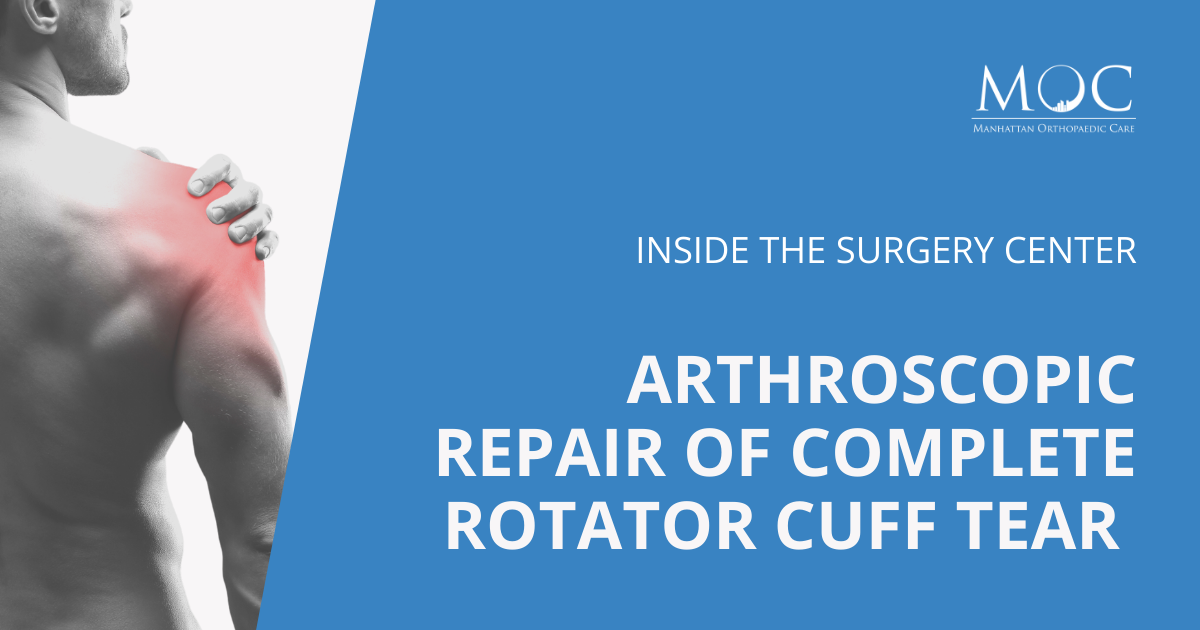New surgery video Arthroscopic Rotator Cuff Tear Repair