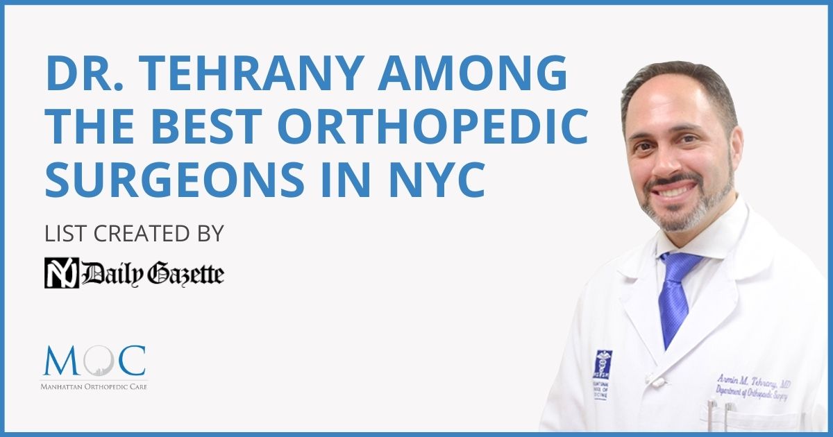 Dr. Tehrany among the best orthopedic surgeons in NYC ...