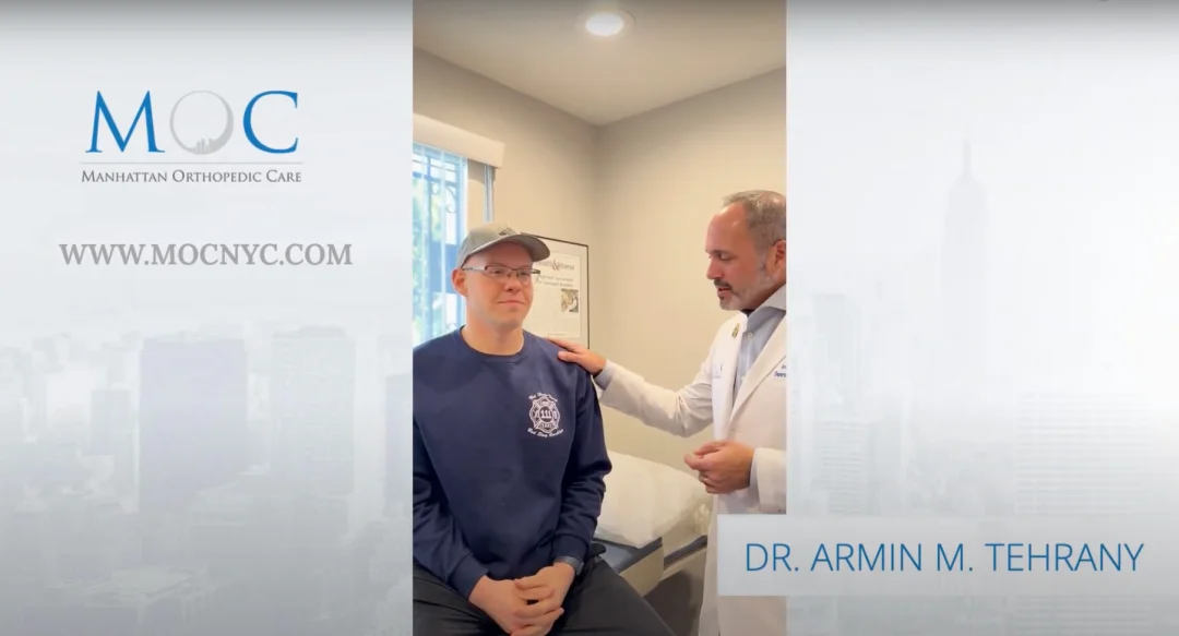 dr tehrany patient review: nicholas pugliese acl reconstruction recovery