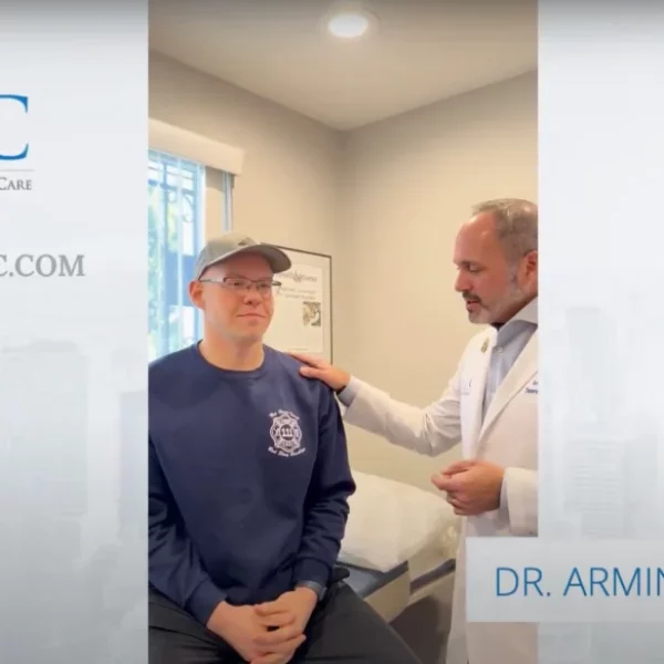 dr tehrany patient review: nicholas pugliese acl reconstruction recovery